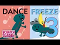 Download Lagu The Dance Freeze Song 3! | Air Guitar Freeze Dance | Scratch Garden