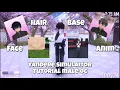 YANDERE SIMULAITOR - TUTORIAL MALE OC USING TARO BASE FACE BASE HAIR ANIMATIONS