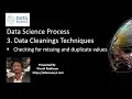 Data Science Process 5 Data Cleaning Technique Part 1