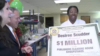 Publishers Clearing House Winners Desiree Scudder From Irving Texas Wins 1 Million