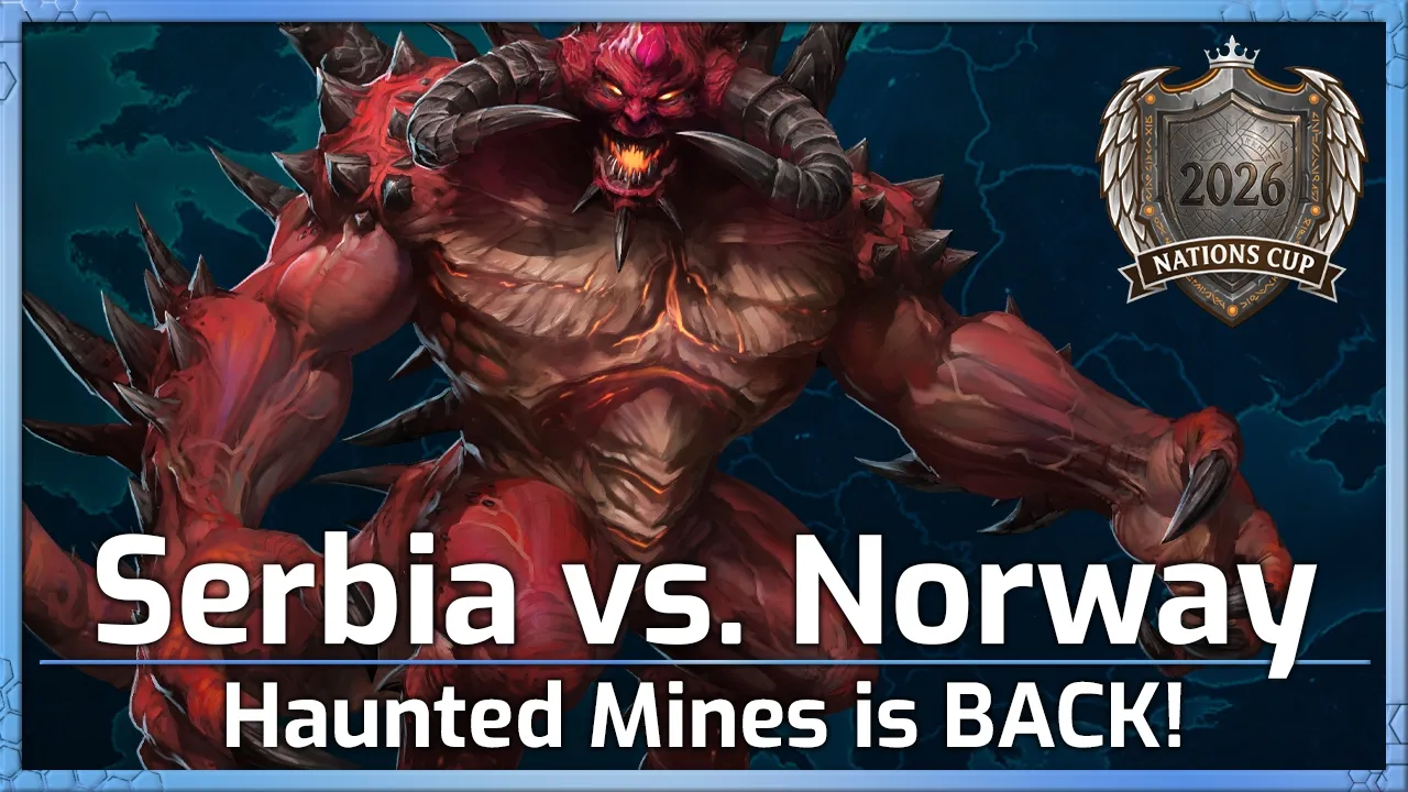 Serbia vs Norway: Haunted Mines is BACK! - Nations Cup Groups - Heroes of the Storm
