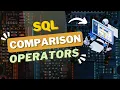 Exploring the comparison operators sql SQL tutorial hindi