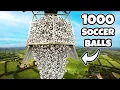 Raining Soccer Balls from 1000ft is CHAOS