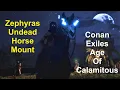 Zephyras Undead Horse Mount - Conan Exiles Age Of Calamitous Gameplay