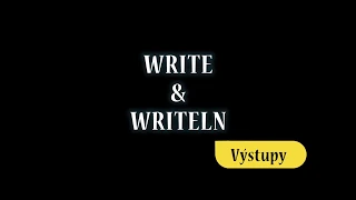 WRITE vs WRITELN PJ Pascal