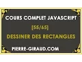 COMPLETE JAVASCRIPT COURSE - Drawing rectangles in the canvas