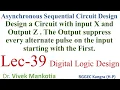 Asynchronous Sequential Circuit Design using given statements Part-2 Lec-39