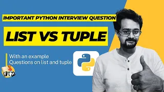 Important Python Interview Question List vs Tuple Example Questions on List and Tuple FLM