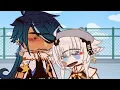 look an alien meme but different kaeya x albedo ft