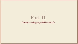 COMP526 Fall 2022 7-6 7 5 Run-length encoding