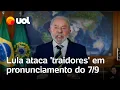 Download Lagu Lula defende soberania e Pix e ataca 'traidores' em pronunciamento do 7/9