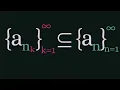 Real Analysis Subsequences