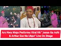 Download Lagu Aro Nwa Nteje Performs Viral Hit “Jesus Ga Achi \u0026 Arthur Eze Na Ukpo” Live On Stage