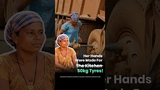 She Lifts 60 Kg Tyres to Support Her Family | Odisha thumbnail