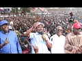 Lagu Kalonzo, Matiang'i, Wamalwa, Natembeya hold a charged rally in Malava campaigning for Seth Panyako