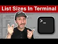 Using Terminal to Find Large Files and Folders