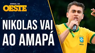 Nikolas cobra impeachment de Moraes e anuncia ato no Amapá contra Alcolumbre