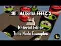 UE5 Tips Tricks - Time Node Examples Material Editor