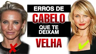 ❌ ERROS COM SEU CABELO 👵 Eles te envelhecem / 😱 EVITE ELES!!!