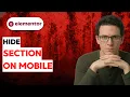 How to Hide a Section on Mobile in Elementor 2026 Full Guide