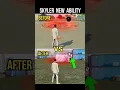Skyler Character Ability After Update 🔥 Free Fire Skyler Character Skill Change #srikantaff