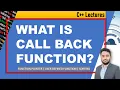 What is Call Back Function Function Pointer Pointer to a Function Sorting C