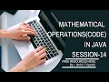 Arthmetic operations in java core java session - 14 free mp study java turorial 2024