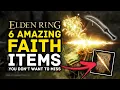 Elden Ring 6 Amazing FAITH Items You Don t Want to Miss Incantations Weapons Talisman More