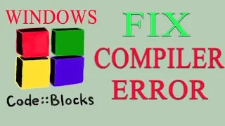 Fix Compiler Not Found in CODEBLOCKS Install GCC Compiler in Windows