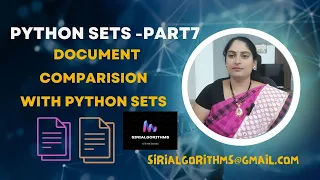 30 How to compare document content with python sets - example