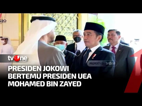 Singgah di Abu Dhabi, Presiden Jokowi Bertemu Presiden UEA
