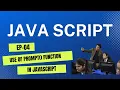 Java Script Tutorial EP-04 Use of prompt function in JavaScript