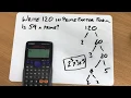 Quick Tip Prime Factor Form on scientific calculators