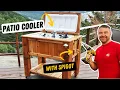Cedar Ice Chest With Drainage Spigot - Full Build