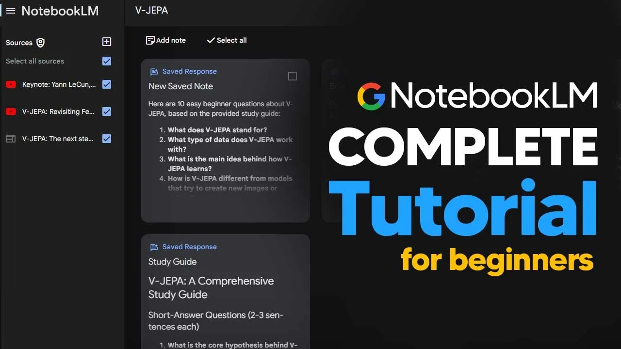 Outline Video How To Use NotebookLM For Beginners In 2024 (NotebookLM Tutorial)