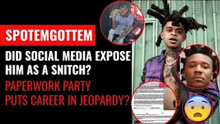 spotemgottem exposed for being a snitch online paper work party alleges he told on rapper yr mookey