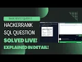 Basic Questions SQL Basic Question - 2