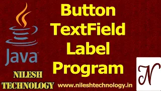 Java Button Textfield Label Program