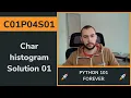 C01P04S01 - Char histogram Solution 01