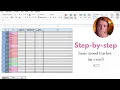 Create a basic mood tracker in excel with me step-by-step