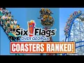 Every Six Flags Over Georgia Roller Coaster RANKED Worst to Best