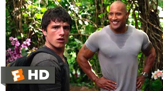 Journey 2 The Mysterious Island 2012 - The Pec Pop of Love Scene Movieclips