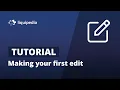 Tutorial How to make your first edit in Liquipedia