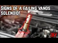 Symptoms Diagnosis of a Failing VANOS Solenoid