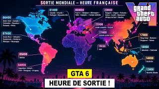 CERTAINS PAYS VONT JOUER A GTA 6 DES HEURES AVANT NOUS ... (LES HEURES DE SORTIE DE GTA 6) 🚨