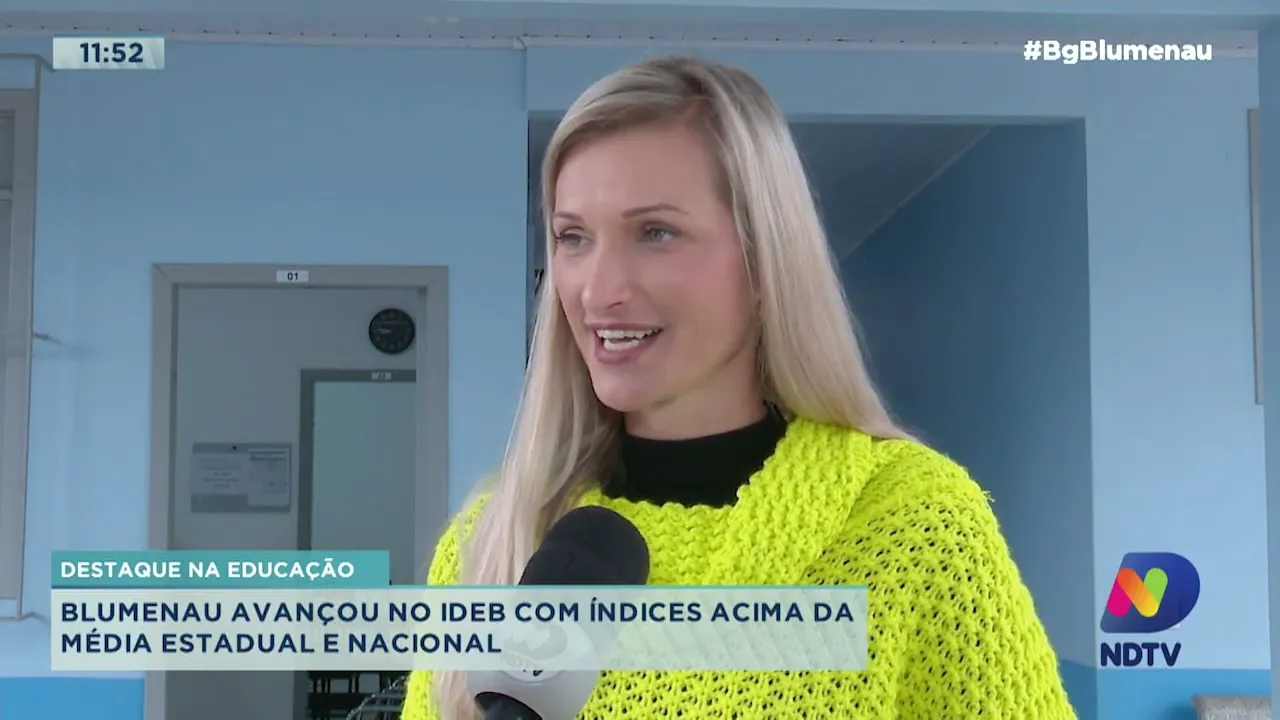 Destaque na educação: Blumenau avançou no IDEB com índices acima da média estadual e nacional