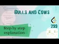 Bulls and Cows LeetCode September Challenge