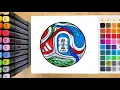 FIFA World Cup 2026 Soccer Ball Coloring TRIONDA