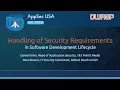 Handling of Security Requirements in Software Development Lifecycle - AppSecUSA 2017
