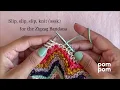 How to knit an sssk slip slip slip knit decrease - for our Zigzag Bandana or any pattern